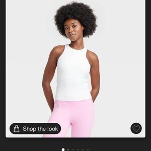 Women's Everyday Soft Racerback Tank Top - All In Motion™ White